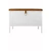 Maze Frank Storage Bench White/ Brown 2 Maze Frank Storage Bench White/ Brown -ferm LIVING || MONTANA Shop 6000 frank white cognac 1 prod 300dpi 1 p