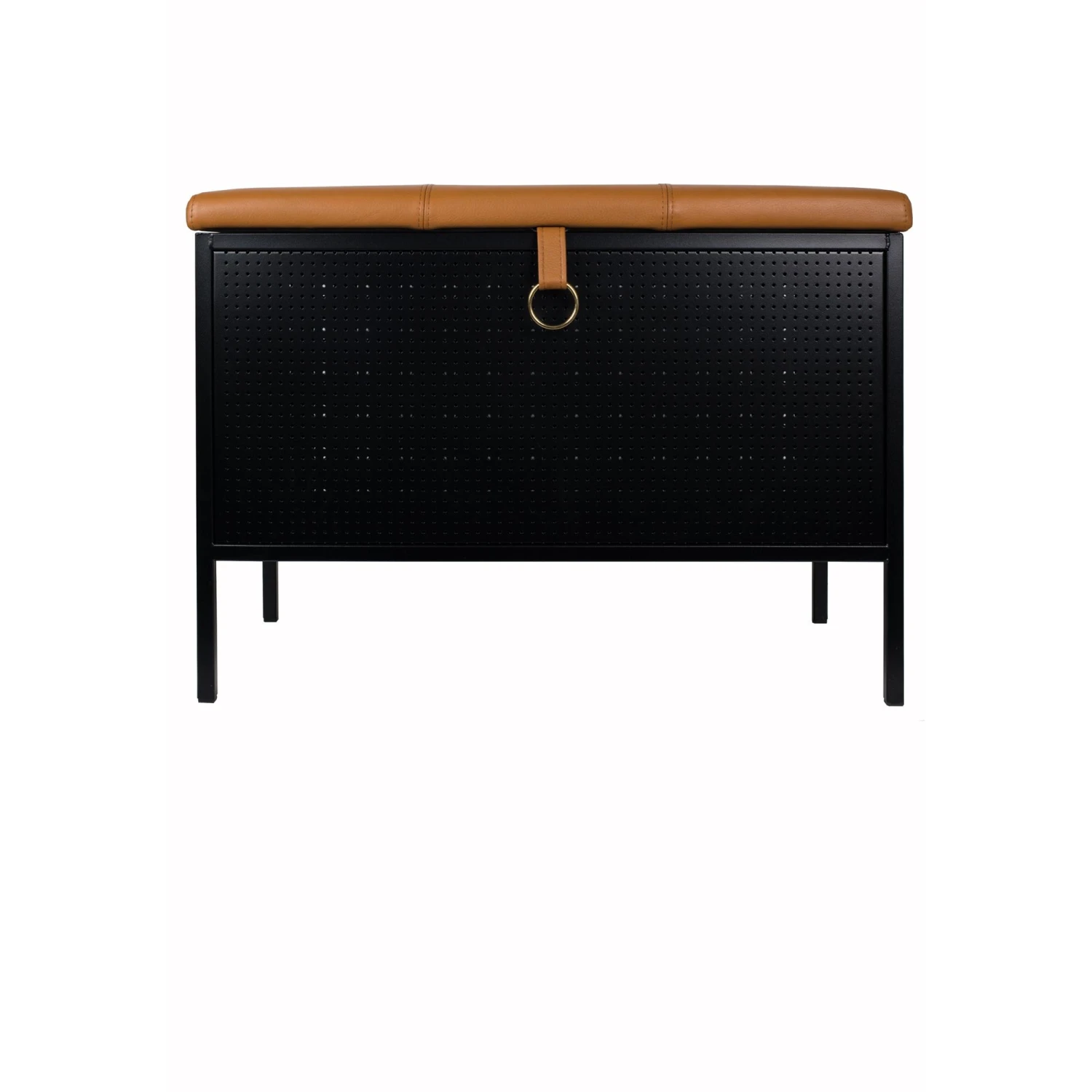 Maze Frank Storage Bench Black/ Brown 3 Maze Frank Storage Bench Black/ Brown