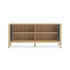Normann Copenhagen Jealousy Sideboard Dark Blue -ferm LIVING || MONTANA Shop 600521 jalousi sideboard darkblue 3 p