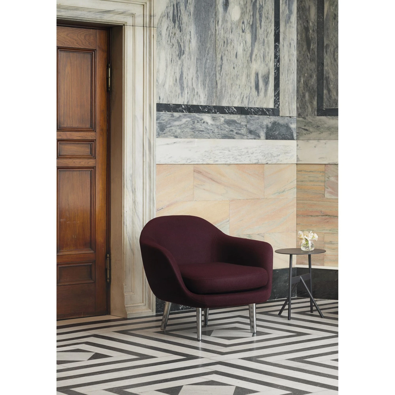 Normann Copenhagen Sum Armchair Aluminum/ Gray MLF26 9 Normann Copenhagen Sum Armchair Aluminum/ Gray MLF26 - Image 7