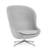 Normann Copenhagen Hyg Armchair With Swivel Frame High Aluminum/ Gray LDS16 -ferm LIVING || MONTANA Shop 603825 hyg lounge chair high swivel alu ultra lds16 01 p