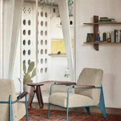 Vitra Rayonnage Mural Bookcase Japanese Red/ Oak -ferm LIVING || MONTANA Shop 6224564 fauteuil de salon prouv bleu dynastie nubia bambooterra portrait master p 1