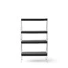 Audo Zet Shelf 1x4 Black -ferm LIVING || MONTANA Shop 7314039 Zet 1x4 Chrome Black Pack p