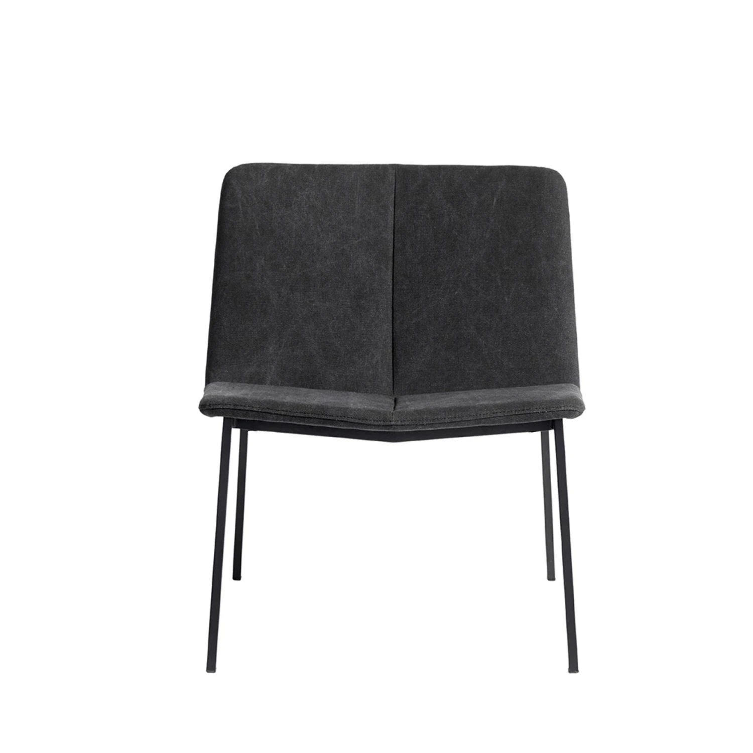 Muubs Chamfer Lounge Chair Anthracite Anthracite/ Black 3 Muubs Chamfer Lounge Chair Anthracite Anthracite/ Black