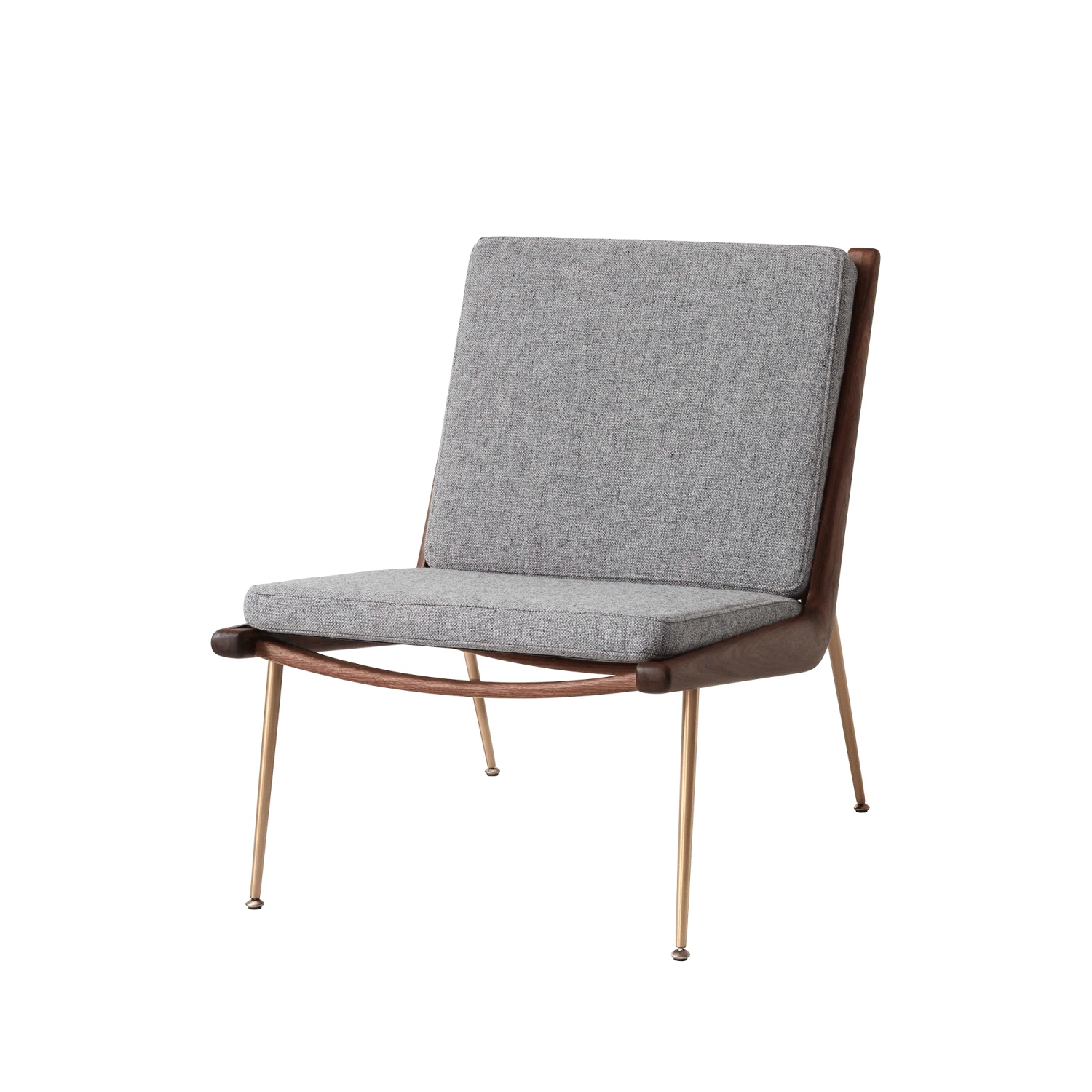 &Tradition Boomerang HM1 Armchair Walnut/ Hallingdal 130 3 &Tradition Boomerang HM1 Armchair Walnut/ Hallingdal 130