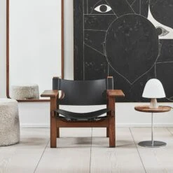 Fredericia Furniture The Spanish Chair Smoked Oiled Oak/Black Saddle Leather -ferm LIVING || MONTANA Shop DenSpanskeStolRoegetEgOgSortLaeder3 p