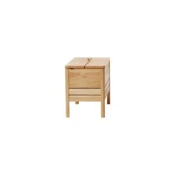 Form & Refine A Line Bench 68 Oak -ferm LIVING || MONTANA Shop FandR A Line Storage bench 68 oak side nb p