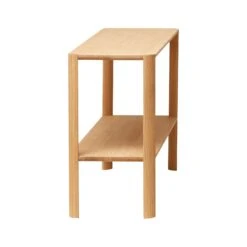 Form & Refine Leaf Bookcase 1x2 Oak -ferm LIVING || MONTANA Shop FandR Leaf shelf oak 1x2 side view p