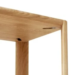 Form & Refine Leaf Bookcase 1x2 White Oiled Oak -ferm LIVING || MONTANA Shop FandR Leaf shelf white oak detail p 1