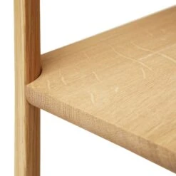 Form & Refine Leaf Bookcase 1x2 White Oiled Oak -ferm LIVING || MONTANA Shop FandR Leaf shelf white oak detail 2 p 1