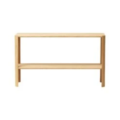 Form & Refine Leaf Bookcase 1x2 White Oiled Oak