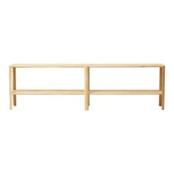 Form & Refine Leaf Bookcase 2x2 White Oiled Oak