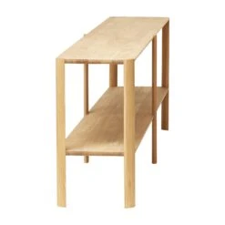 Form & Refine Leaf Bookcase 2x2 White Oiled Oak -ferm LIVING || MONTANA Shop FandR Leaf shelf white oak 2x2 side view p