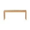 Form & Refine Lightweight Bench Oak -ferm LIVING || MONTANA Shop FandR Lightweight bench oak Front p