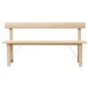 Form & Refine Position Bench White Oiled Oak 155 Cm -ferm LIVING || MONTANA Shop FandR Position bench whiteoak 01 p
