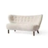 &Tradition Little Petra VB2 Sofa Moonlight Sheepskin/Walnut -ferm LIVING || MONTANA Shop Little Petra VB2 Walnut Sheepskin p