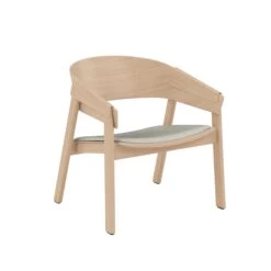 Muuto Cover Armchair Upholstered Oak/Canvas 114