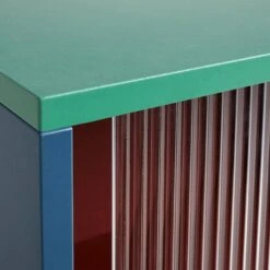 HAY Color Cabinet Cabinet With Glass Doors Tall Multicolored -ferm LIVING || MONTANA Shop ab822 a866 colour cabinet tall w glass doors multi detail 01 p