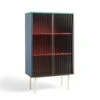HAY Color Cabinet Cabinet With Glass Doors Tall Multicolored -ferm LIVING || MONTANA Shop ab822 a866 colour cabinet tall w glass doors multi p