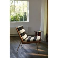 &Tradition Boomerang HM1 Armchair Soaped Oak/Loop Marine K5042/40/Steel -ferm LIVING || MONTANA Shop atd retail 2022 boomerang hm1 tung ja3 p 3