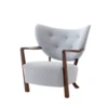 &Tradition Wulff ATD2 Armchair Karandash 005/Walnut -ferm LIVING || MONTANA Shop atd wulff chair oak karadash 005 acier side front designovation 1000x1000 p