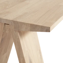 Muubs Angle Bench 160 Cm Oak Natural/white Oiled -ferm LIVING || MONTANA Shop b nk angle eg natur hvidolieret bench angle oak natural white oil 8910002113 2 p