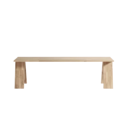 Muubs Angle Bench 160 Cm Oak Natural/white Oiled