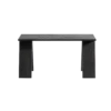 Muubs Angle Bench 90 Cm Oak Black Stained/oil