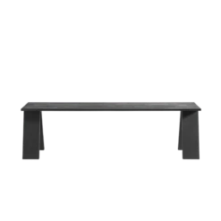 Muubs Angle Bench 160 Cm Oak Black Stained/oil