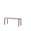 &Tradition Betty TK4 Bench Small Maroon/ Natural -ferm LIVING || MONTANA Shop betty tk4 maroon p