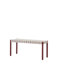 &Tradition Betty TK4 Bench Small Maroon/ Natural