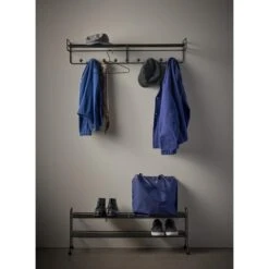 Maze Bill Shoe Rack Large Black 9 Maze Bill Shoe Rack Large Black -ferm LIVING || MONTANA Shop bill hat rack l black p