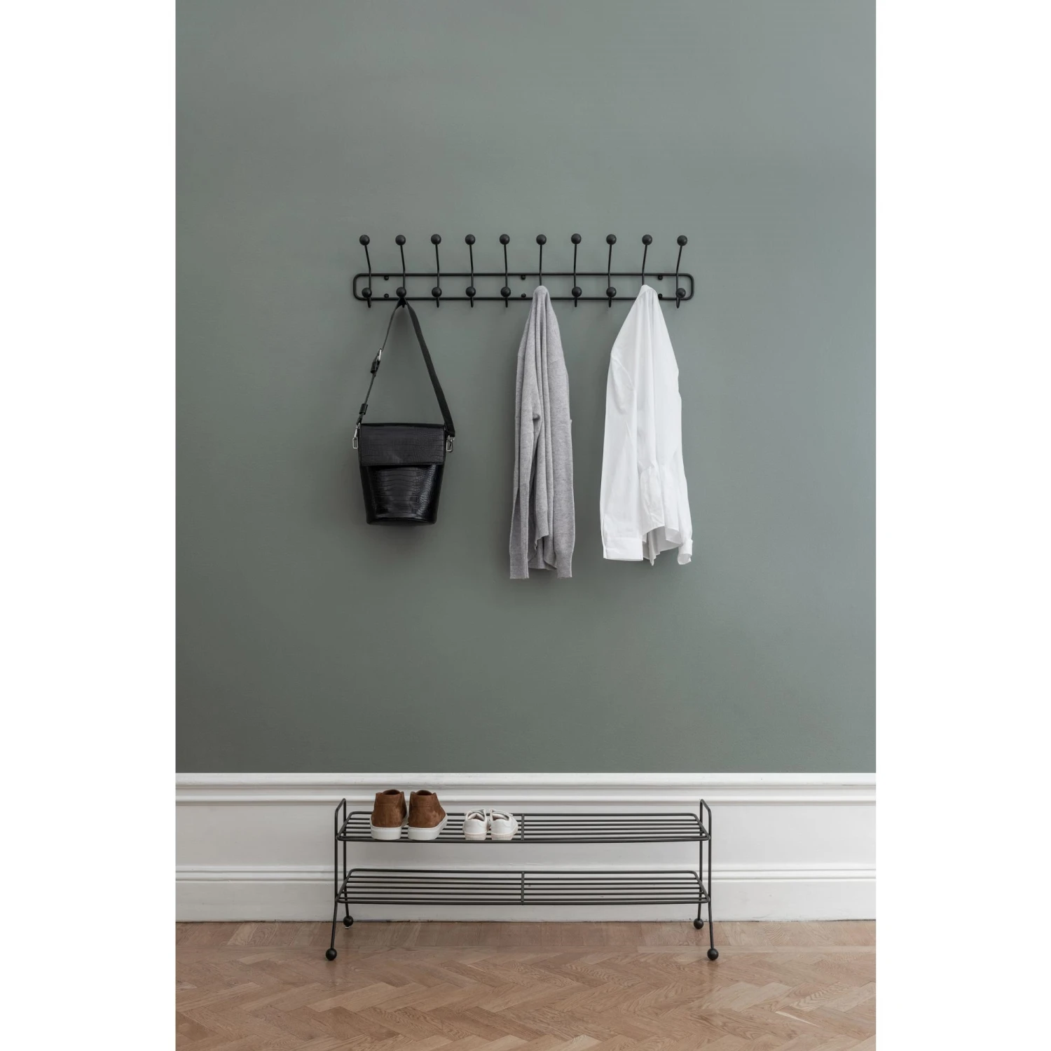 Maze Bill Shoe Rack Large Black 5 Maze Bill Shoe Rack Large Black - Image 3