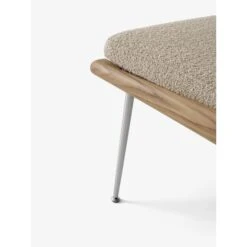 &Tradition Boomerang HM1 Armchair Walnut/Loop Marine K5042/40/Steel -ferm LIVING || MONTANA Shop boomerang hm1 oiled oak amp stainless steel w karakorum 003 detail p 2