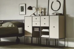 Audo Frame Cabinet 70 W. Door & 2 Shelves Black-stained Ash -ferm LIVING || MONTANA Shop bylassen 12918 copy p 3