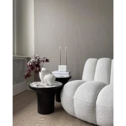 101 Copenhagen Toe Armchair Bouclé -ferm LIVING || MONTANA Shop candle holder mini and toe chair 2 p