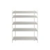 Muuto Compile Shelving System 3 Gray -ferm LIVING || MONTANA Shop compile config 3 grey med p