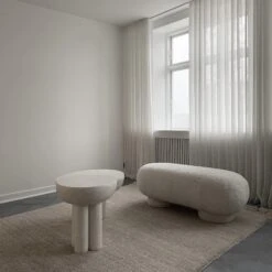 101 Copenhagen Big Foot Bench Sheepskin 8 101 Copenhagen Big Foot Bench Sheepskin -ferm LIVING || MONTANA Shop crown side tables big foot bench 1 low p