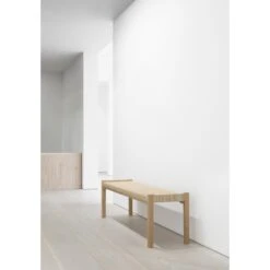 Nikari Linea Collection Detalji Bench Oiled Oak/Paper Yarn -ferm LIVING || MONTANA Shop detalji deti1 space 2 p
