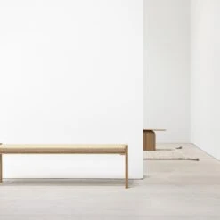 Nikari Linea Collection Detalji Bench Oiled Oak/Paper Yarn -ferm LIVING || MONTANA Shop detalji deti1 space p