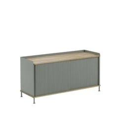 Muuto Enfold Sideboard Low Oak/Dusty Green -ferm LIVING || MONTANA Shop enfold sideboard low oak dusty green side muuto 5000x5000 hi res p