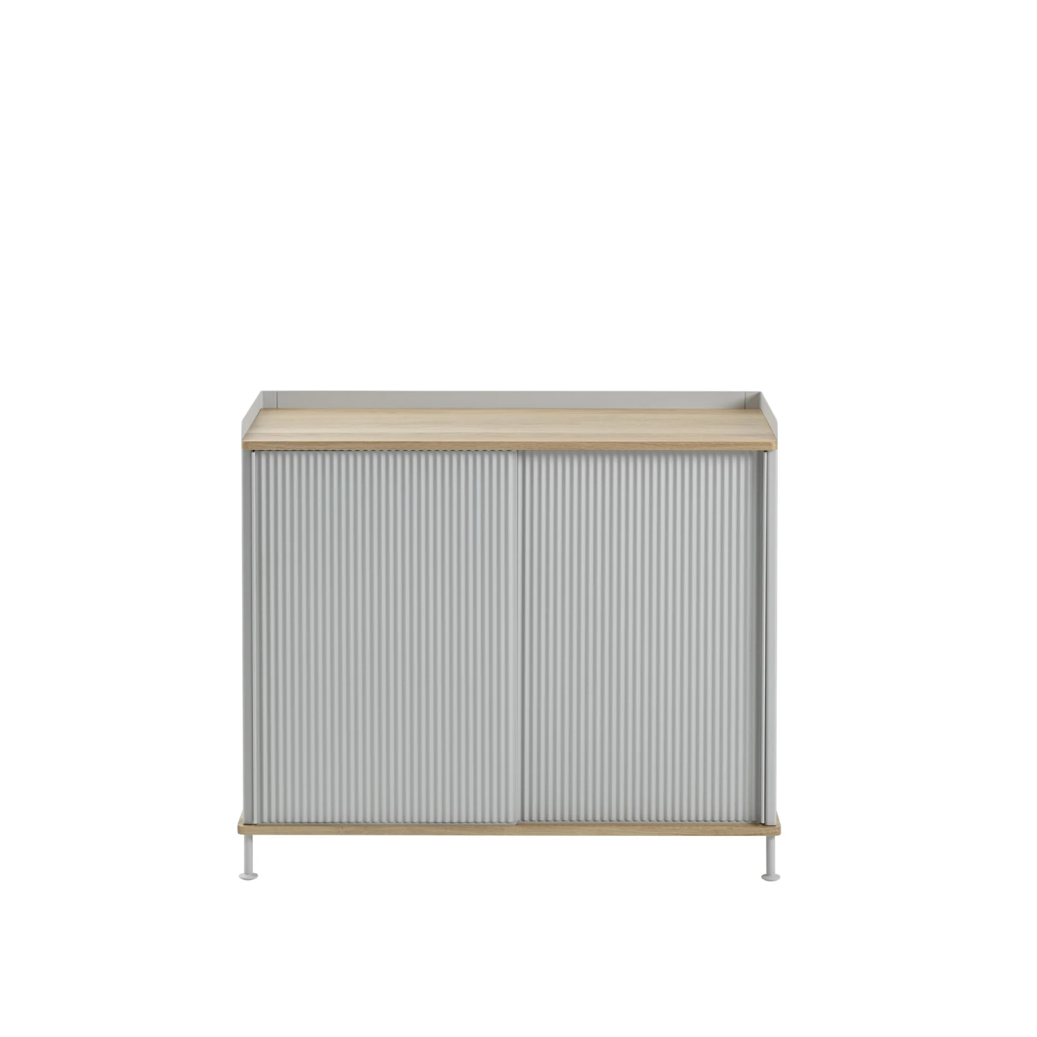 Muuto Enfold Sideboard High Oak/Gray 3 Muuto Enfold Sideboard High Oak/Gray
