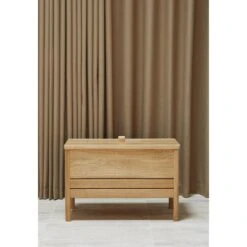 Form & Refine A Line Bench 68 Oak -ferm LIVING || MONTANA Shop f r a line loundry box 68 oak p