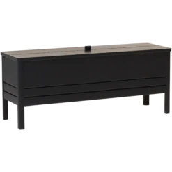 Form & Refine A Line Bench 111 Cm Black-stained Oak