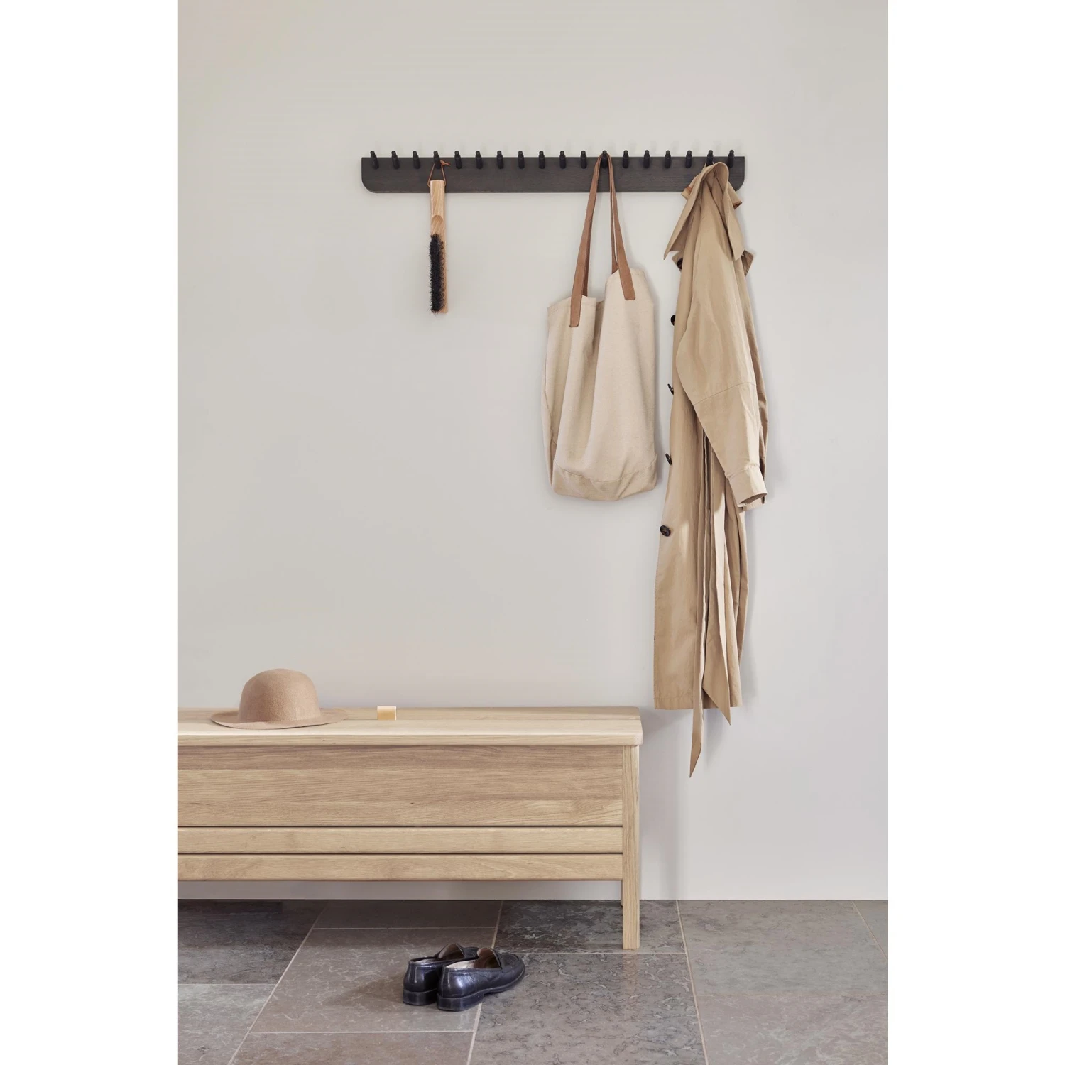 Form & Refine A Line Bench 111 Cm White Oiled Oak 7 Form & Refine A Line Bench 111 Cm White Oiled Oak - Image 5