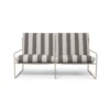 Ferm Living Desert 2 Seater Sofa Stripe Cashmere/Chocolate -ferm LIVING || MONTANA Shop fermLIVING SS23 Desert2 Seater 1104267303 2 2000x2000 p