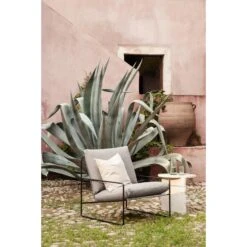 Ferm Living Desert 1 Seater Sofa Stripe Black/Chocolate -ferm LIVING || MONTANA Shop fermliving ss22 desert1seater mineralsculpturaltable image 1 p