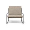 Ferm Living Desert 1-Seater Sofa Dark Sand/ Black -ferm LIVING || MONTANA Shop fermliving ss22 desertsofa 1seater blackdarksand 1104265433 pack 1 p