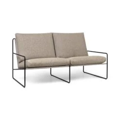 Ferm Living Desert 2-Seater Sofa Dark Sand/ Black -ferm LIVING || MONTANA Shop fermliving ss22 desertsofa 2seater blackdarksand 1104265434 pack 4 p