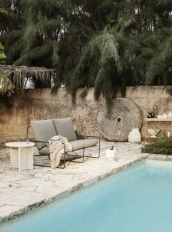 Ferm Living Desert 2-Seater Sofa Dark Sand/ Black -ferm LIVING || MONTANA Shop fermliving ss22 desertsofa 2seater blackdarksand image 1 p